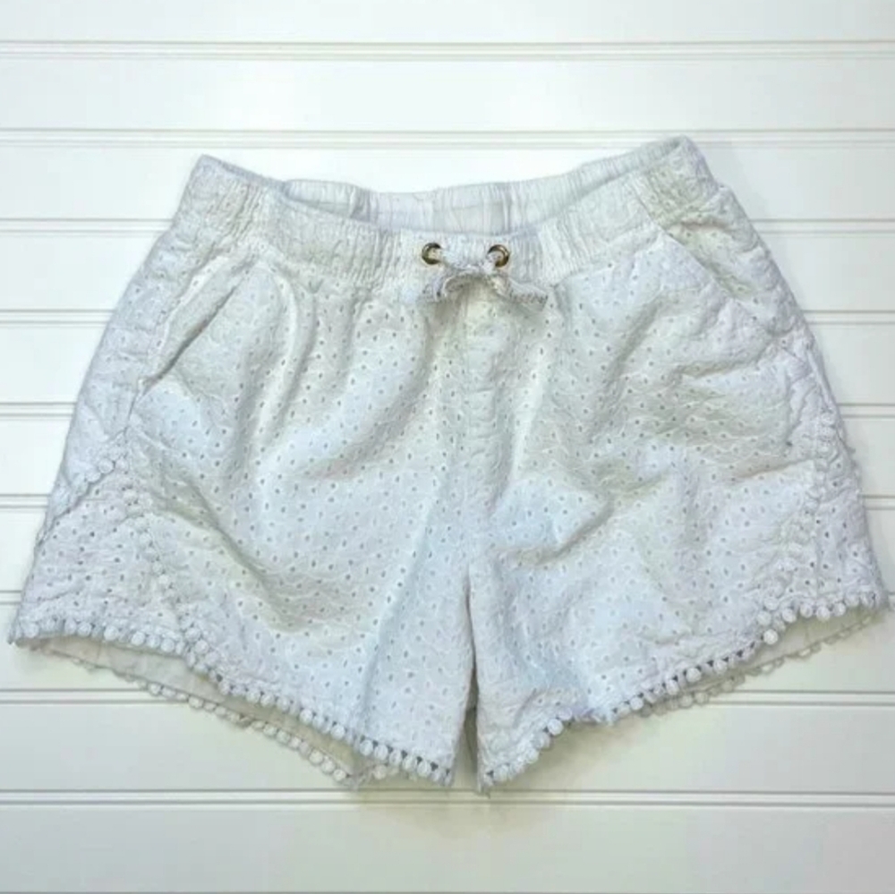 NWOT Cat & Jack White Eyelet Shorts Sz XS